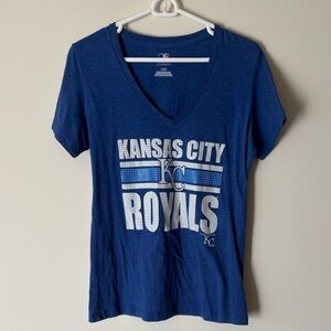 MLB Women's V-Neck Kansas City Royals Tee